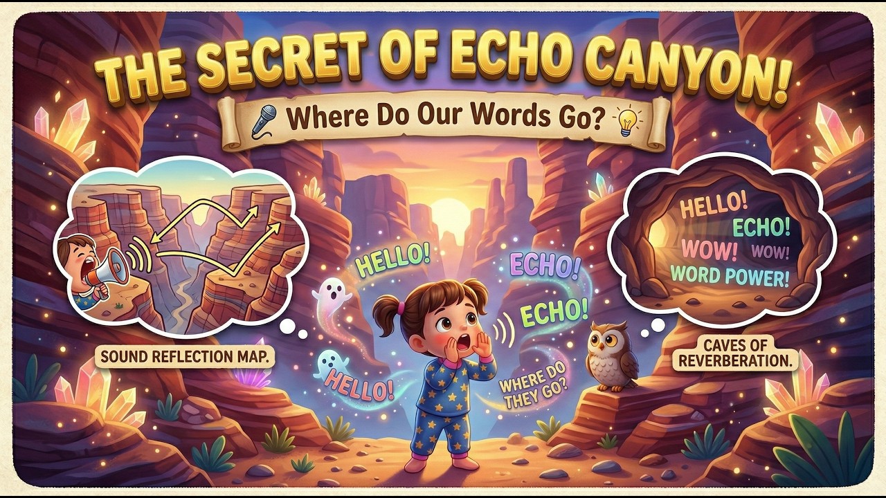 The Secret of Echo Canyon: Where Do Our Words Go? 🗣️ | Educational Cartoon