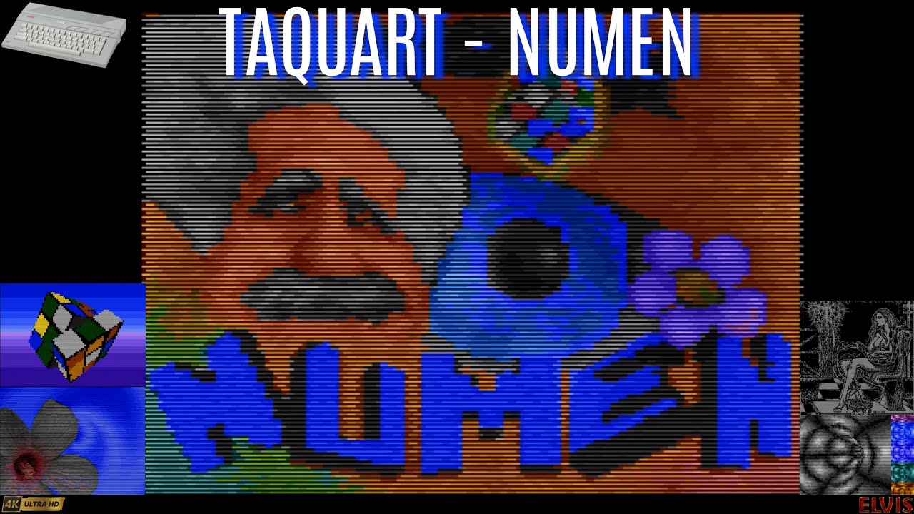 Demoscena ATARI XL/XE | TAQUART - NUMEN | 1st place at Lato Ludzików 2002 party | 4K