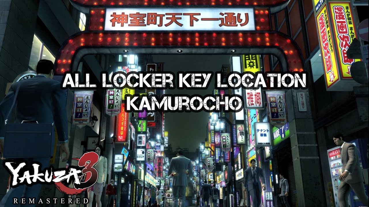 Yakuza 3 Remastered | Kamurocho All Locker Key Location