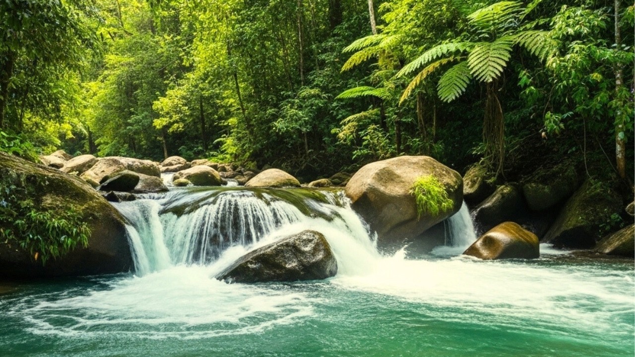 Serene Forest Soundscape | Relaxing River & Sweet Birds for Meditation