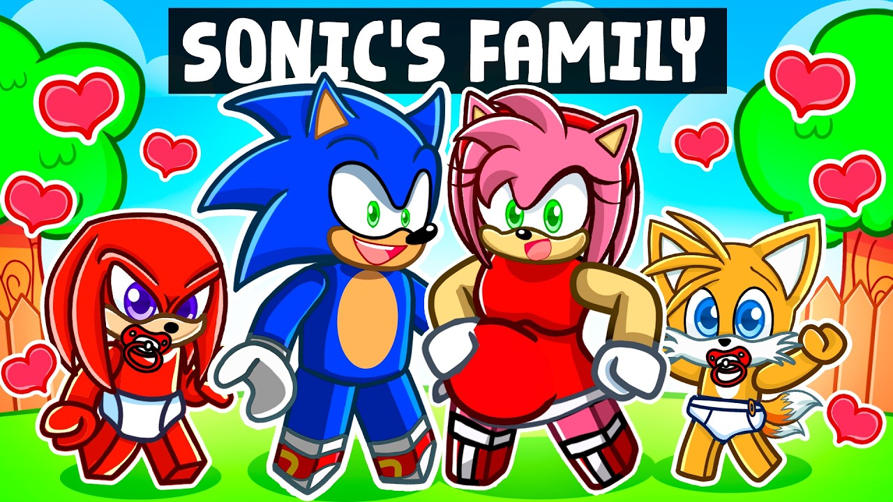 Sonic Starts A FAMILY In Roblox Snapchat!