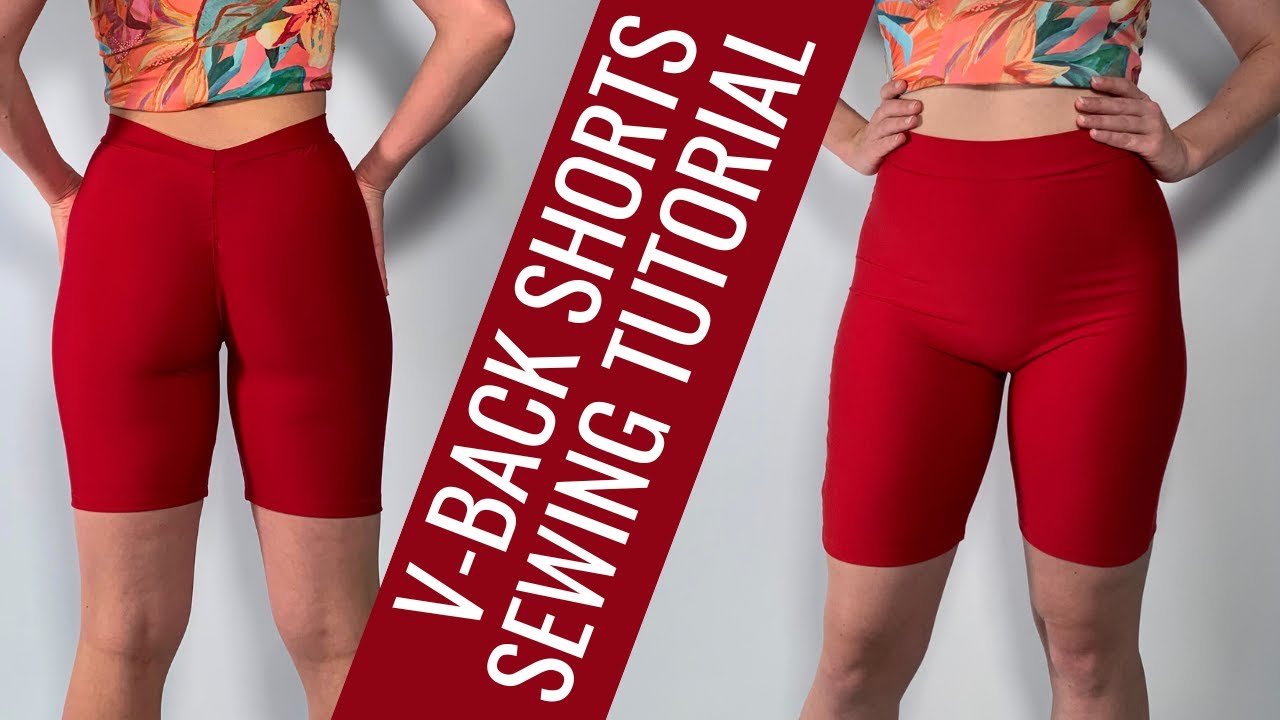 V-back Shorts and Leggings Sewing Tutorial | Nat's Patterns