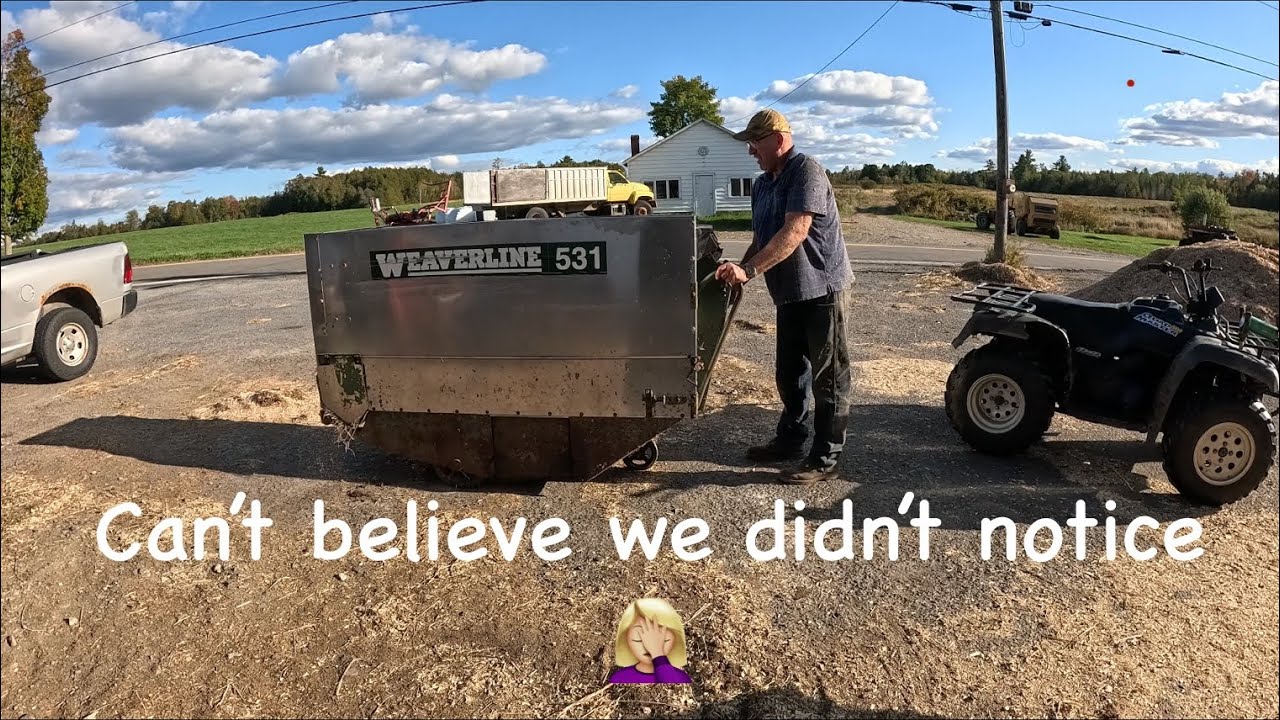Old school dairy farm feeding, can we fix the forgotten silage cart??…