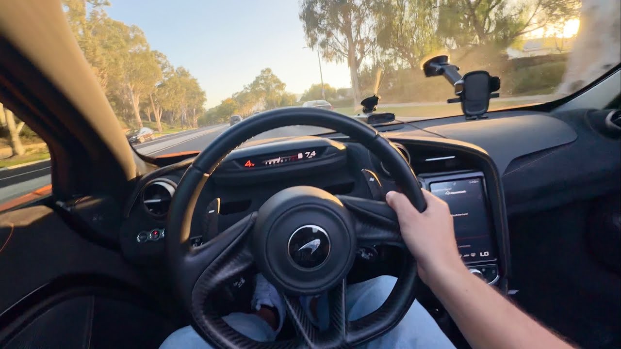 MCLAREN 720S DRIVE POV с прямыми трубами 720S