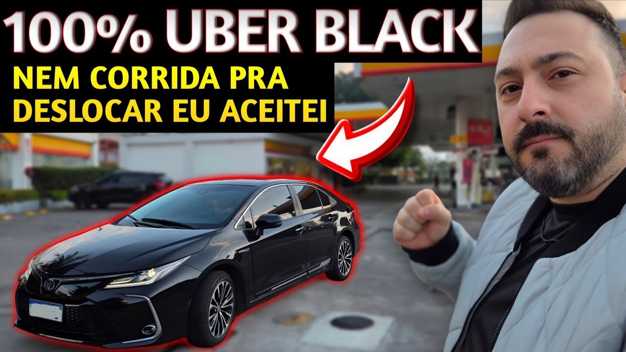 🔴 100% Uber Black! Nem corrida pra deslocar eu aceitei