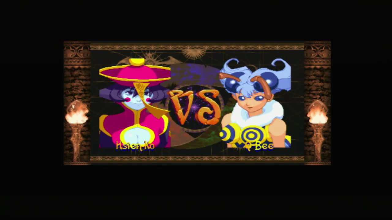 Darkstalkers Chronicle The Chaos Tower PSP tower and arcade gameplay