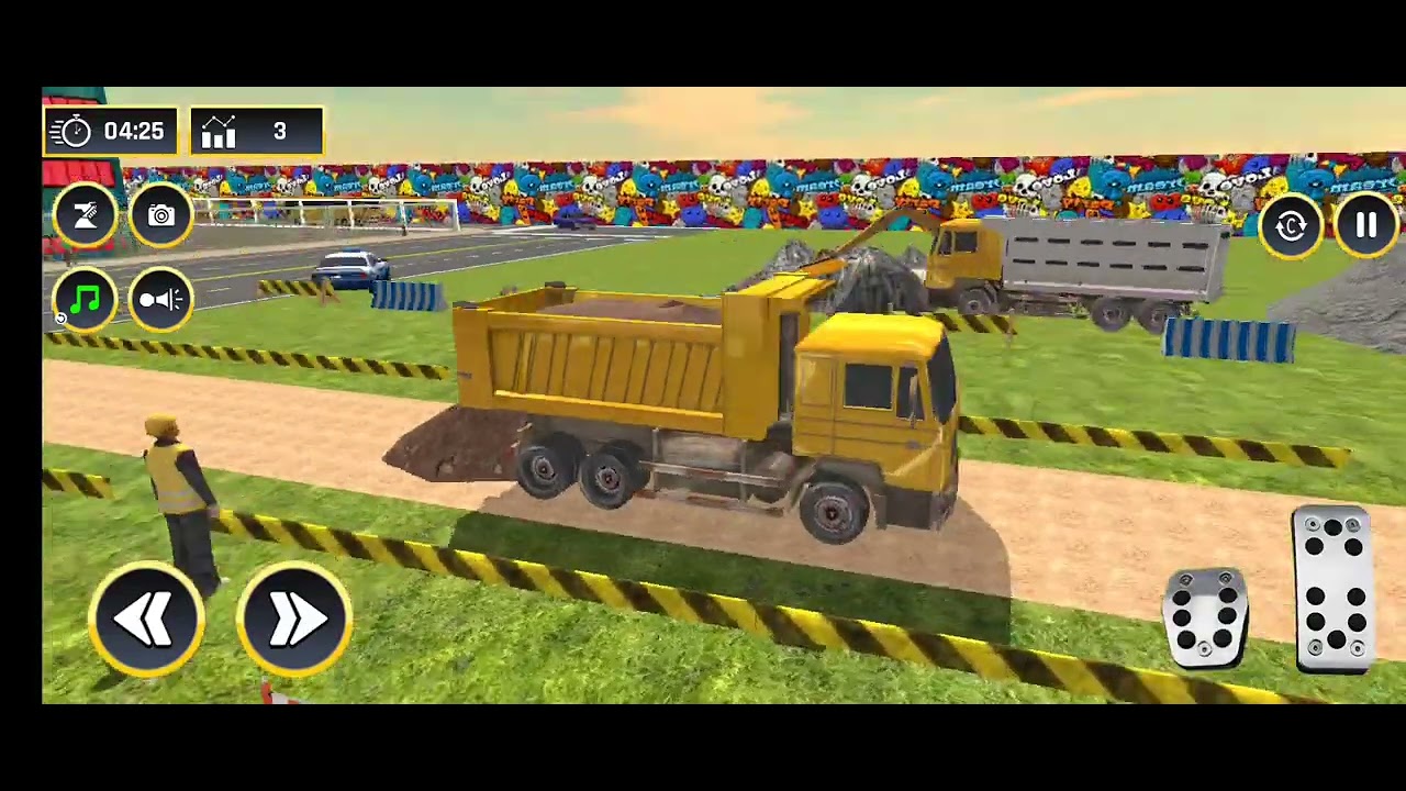Real City Construction Simulator 3D - City Road Builder Excavator Trucks - Android Gameplay 