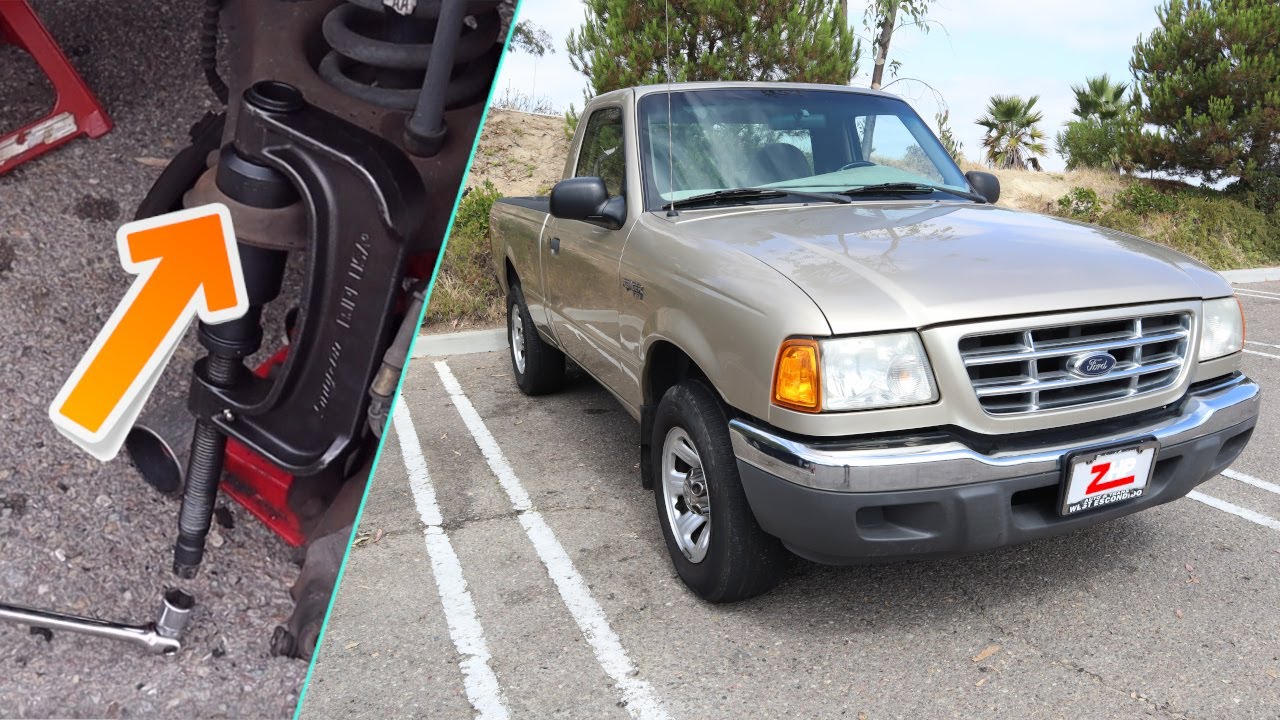 Как заменить шаровые опоры на Ford Ranger
