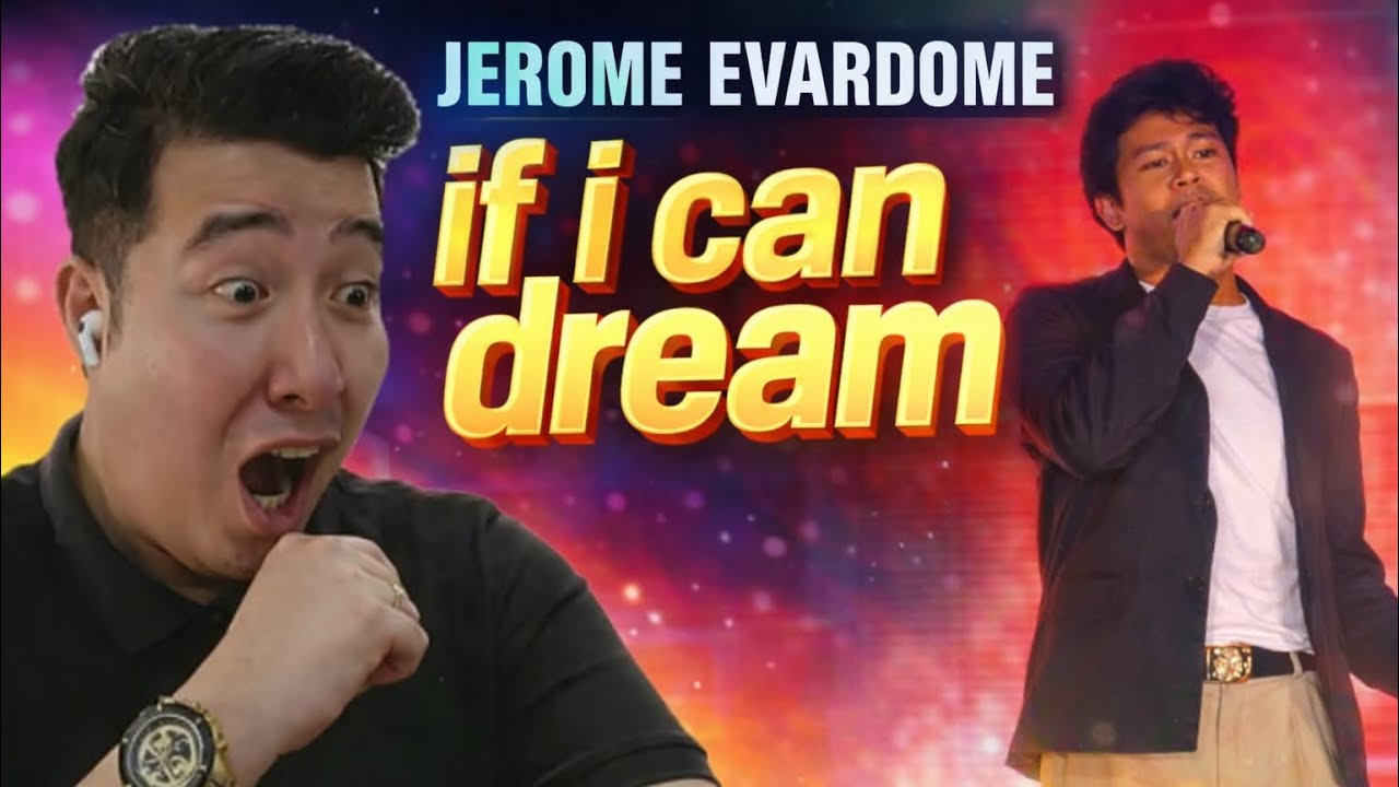 JEROME EVARDOME - If I can dream performs at KDRAC! live | REACTION
