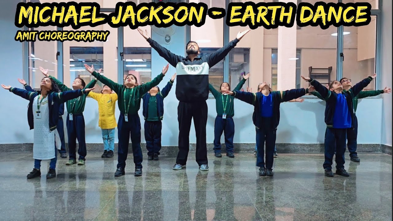 Michael Jackson | Earth Dance | Amit Choreography | School Kids Dance | Kids Dance Song | Easy Steps