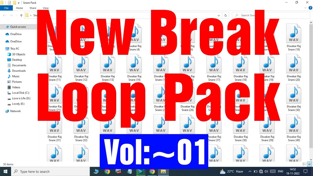 New Break Loop Pack Free Download Vol 01 | New Sample Pack Collection | New Dholak Loop Pack