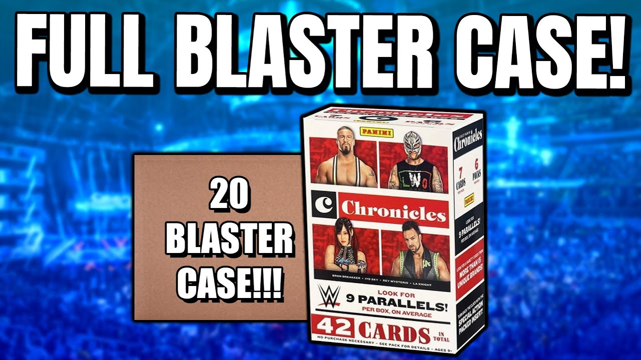 I RIPPED A FULL CASE.... |  2023 Panini Chronicles WWE Blaster Review & Set Details
