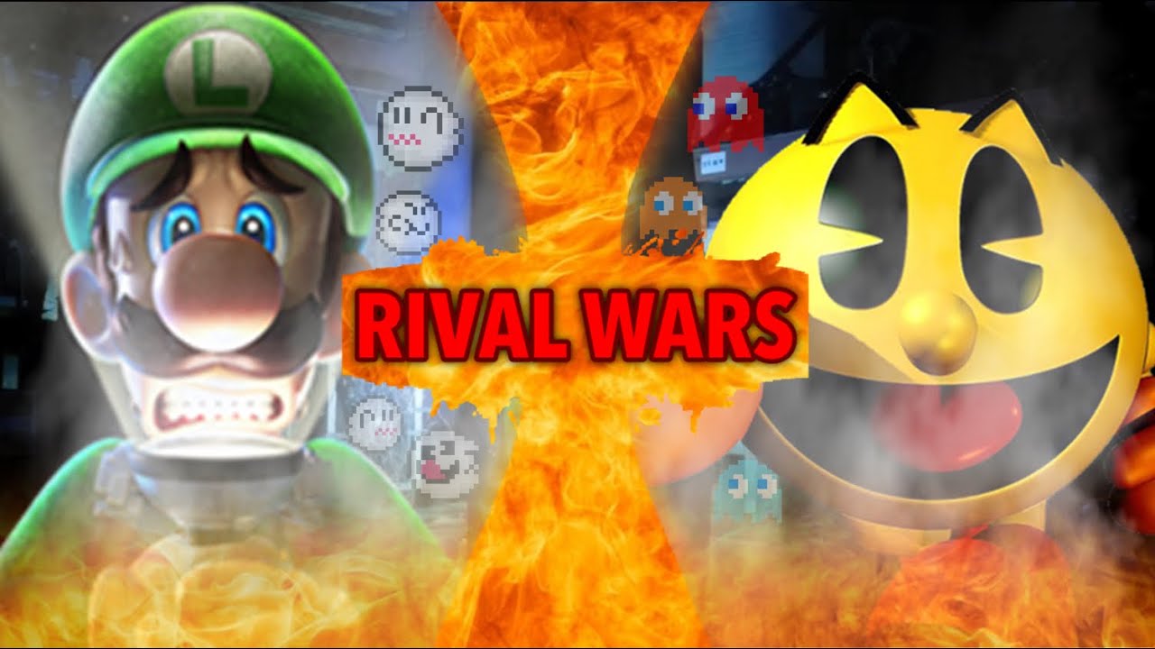 Rival Wars: Luigi VS Pac-Man (Nintendo VS Namco)