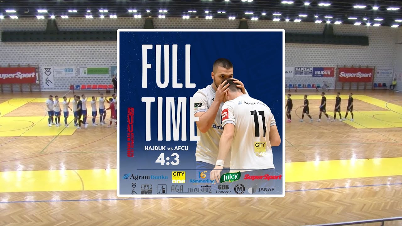 MNK Hajduk 4:3 AMNK Universitas - kvalifikacije za SuperSport HMNL 2024/25 (polufinale, 1. utakmica)