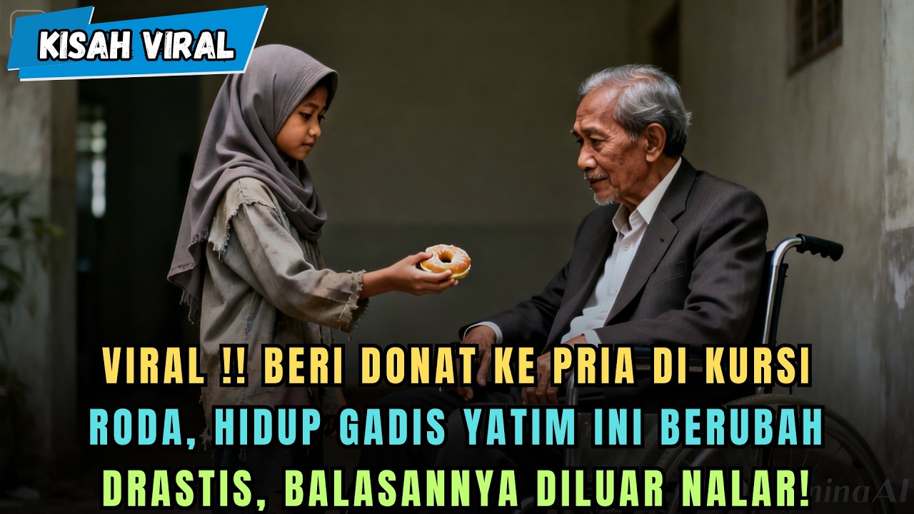 Beri Donat ke Pria di Kursi Roda, Hidup Gadis Yatim Ini Berubah Drastis, Balasannya Di Luar Nalar..