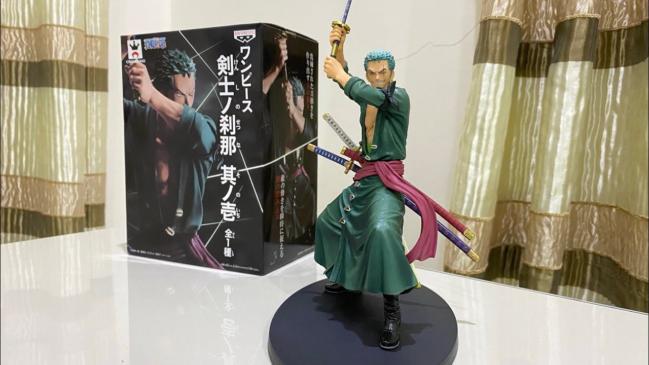 Roronoa Zoro Swordsman Moment Vol.1 (Kenshi No Setsuna) by Banpresto from One Piece | Unboxing