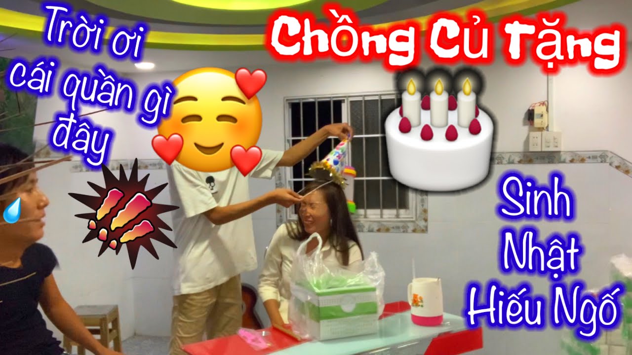 CHỒNG CŨ TẶNG BÁNH KEM NGÀY SINH NHẬT HIẾU NGỐ ..SƠN NGỐ  ĐỨNG HÌNH... Và Cái Kết.. | Sơn Ngố vlog