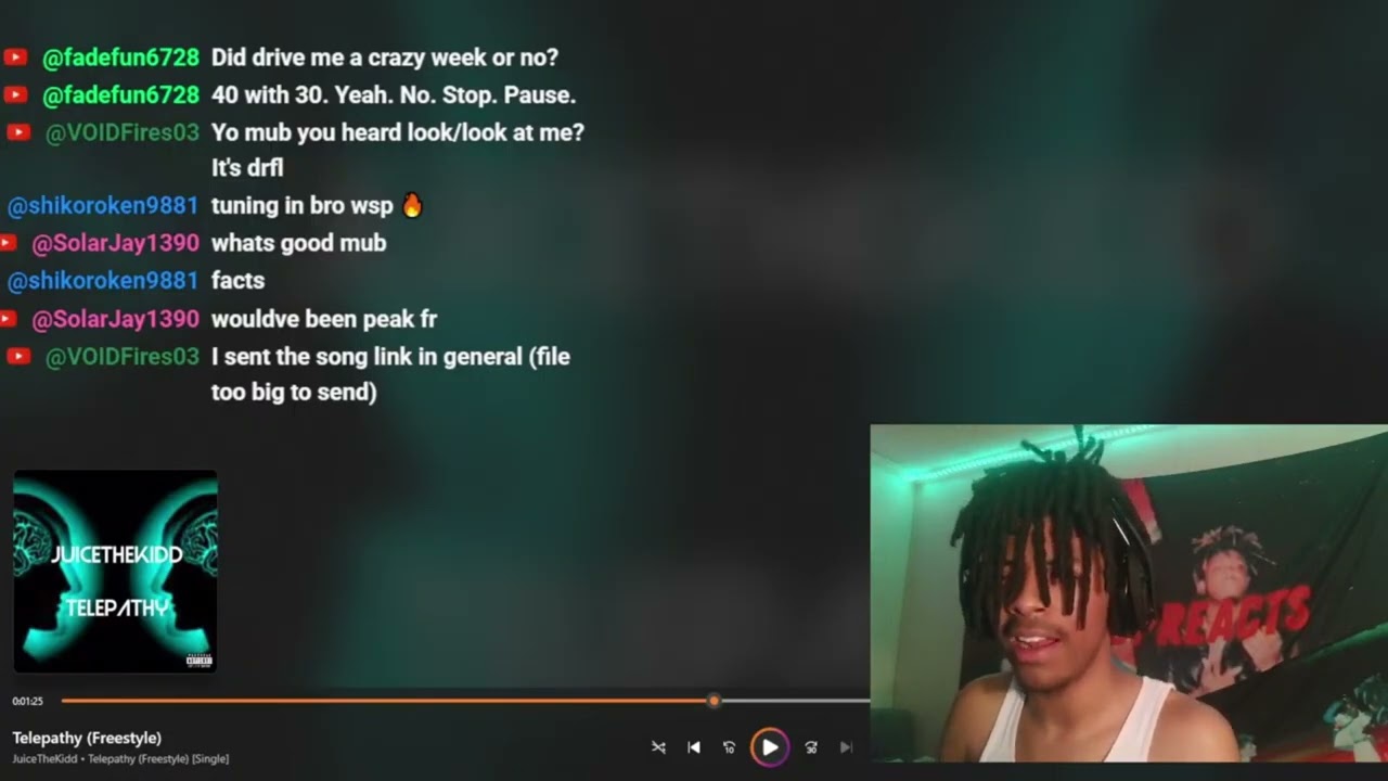 THIS IS WHY HE`S THE GOAT!! JuiceWRLD- Telepathy Freestyle REACTION!