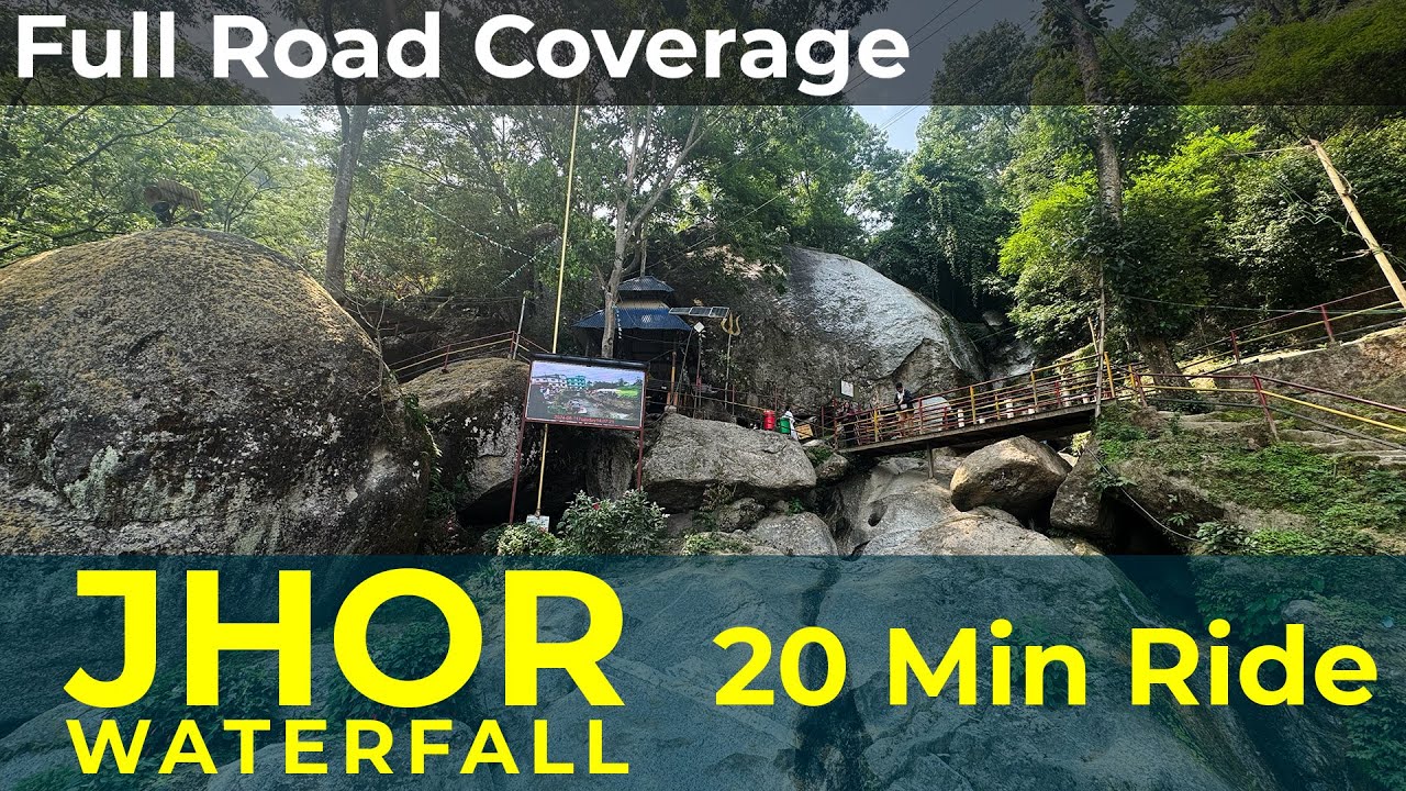 How to reach Jhor Waterfall ? Just 20 min ride from Samakhusi Chowk