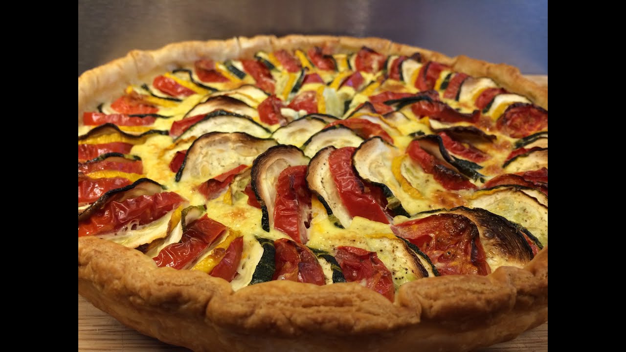 Quiche courgettes tomates (Cuisine par Cedric et Seb)