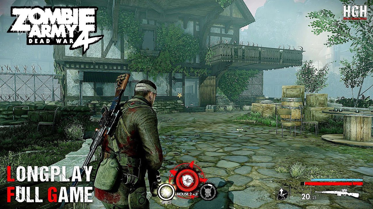 Zombie Army 4: Dead War | Full Game | Hard Mode | Longplay Walkthrough Gameplay No Commentary