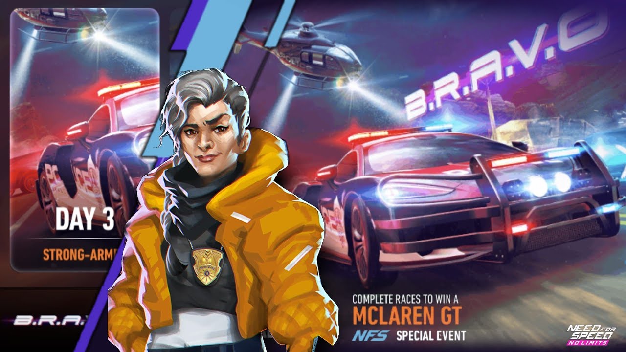 Divided Force: B.R.A.V.O. – Day 3  STRONG-ARMED | 2022 McLaren GT | NFS No Limits