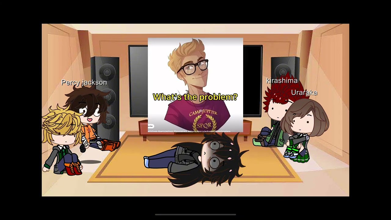 Mha react to deku as Percy Jackson (angst and the edit owners )