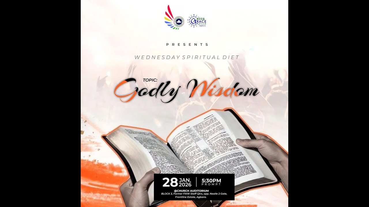 GODLY WISDOM (Wednesday Spiritual Diet)