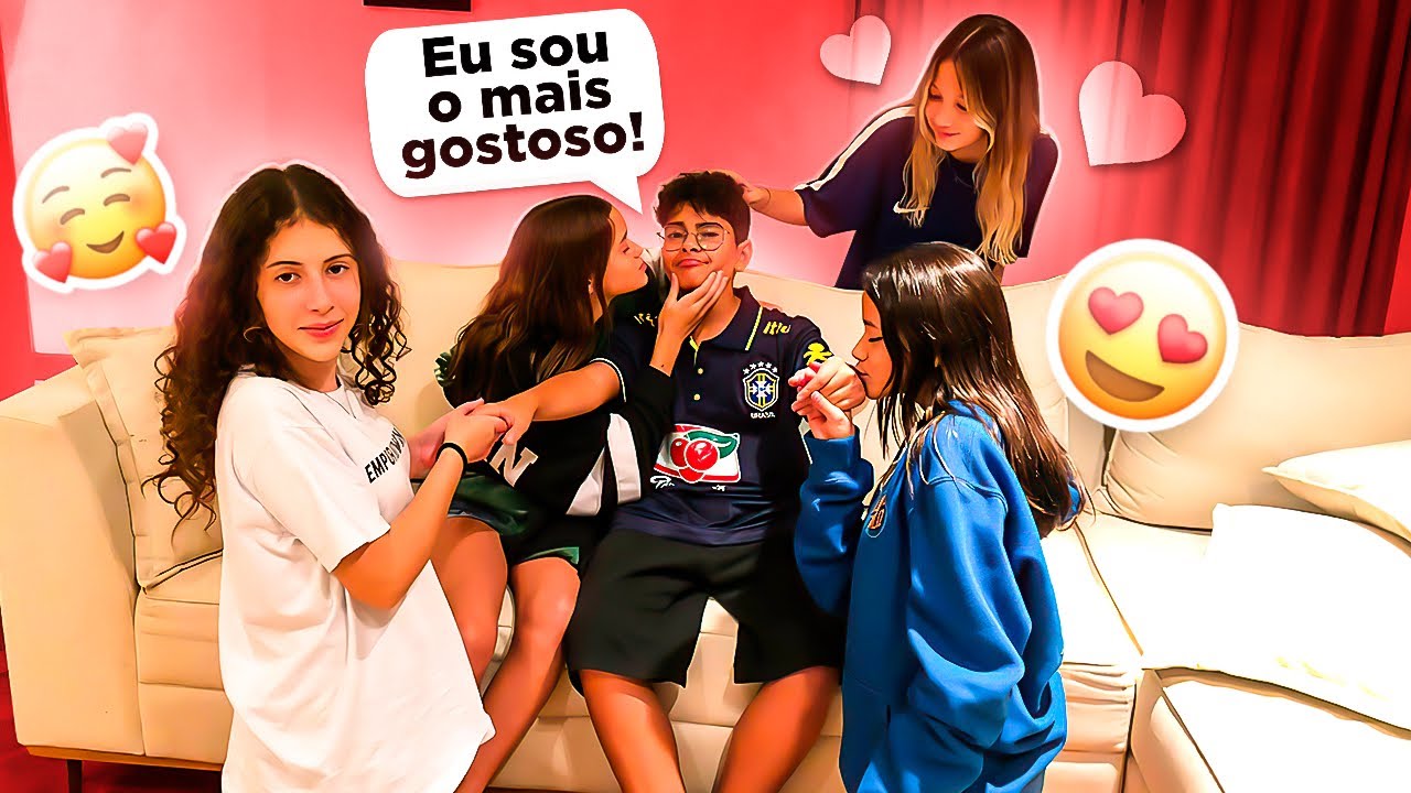 DESAFIO QUEM FAZ A MELHOR CANTADA COM MILLENA E MANU MAIA * me senti o gostoso da MAIA MANSÃO *