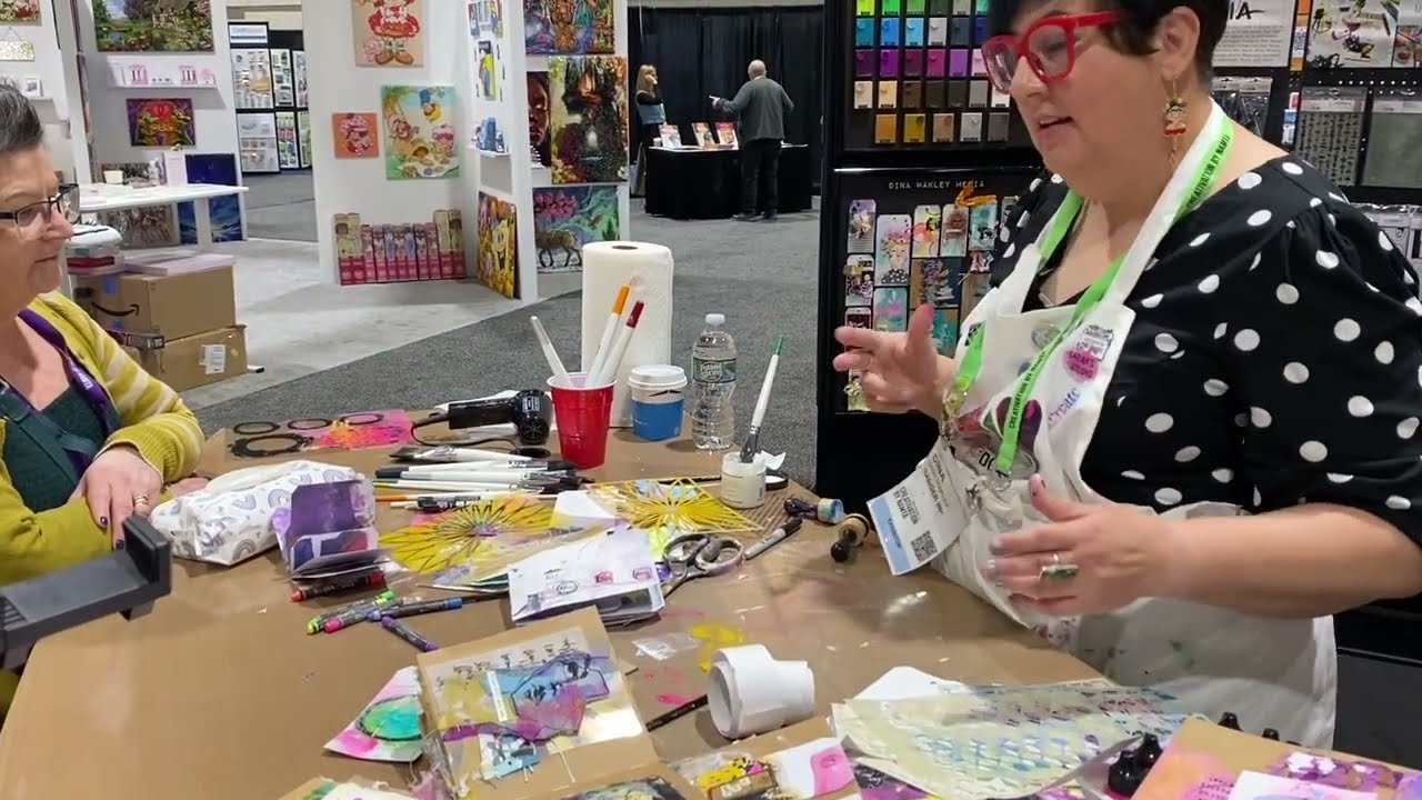 Live Dina Wakley Creativation 2024