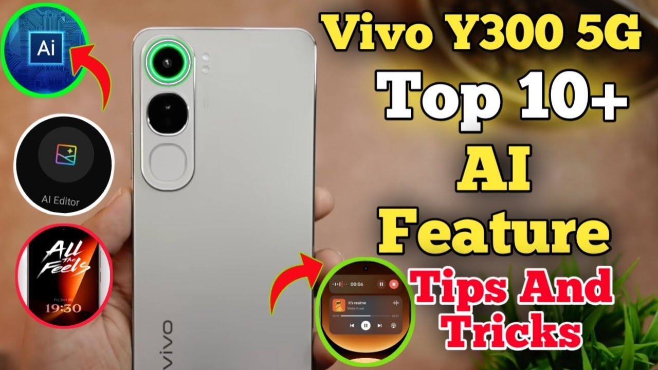 Vivo Y300 5G Top 10++ Hidden Features l Vivo Y300 Tips & Tricks | Vivo Y300 5G