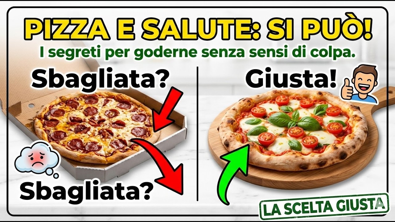 PIZZA: La Scelta Giusta per mangiarla SEMPRE senza ingrassare 🍕