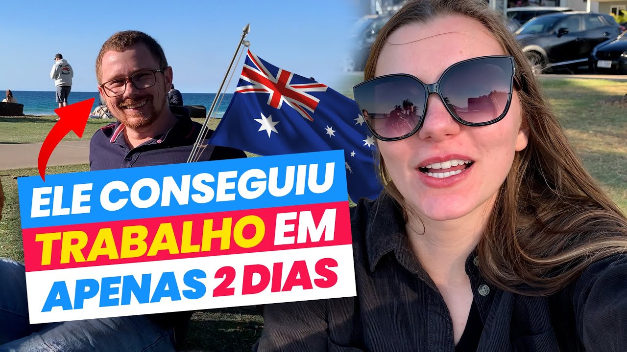 Vlog um dia na PRAIA DE GOLD COAST| Como conseguir emprego durante seu INTERCÂMBIO NA AUSTRÁLIA?