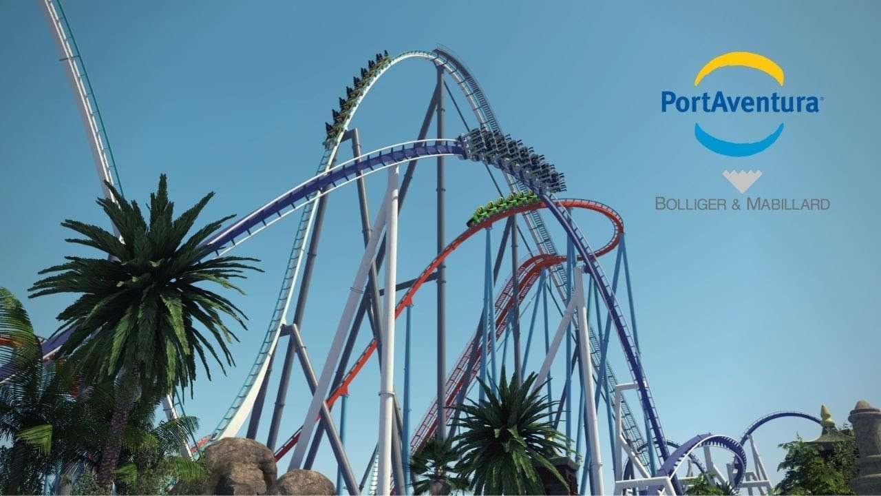 POV | Naga | PortAventura Park | B&M Inverted Coaster | NoLimits2