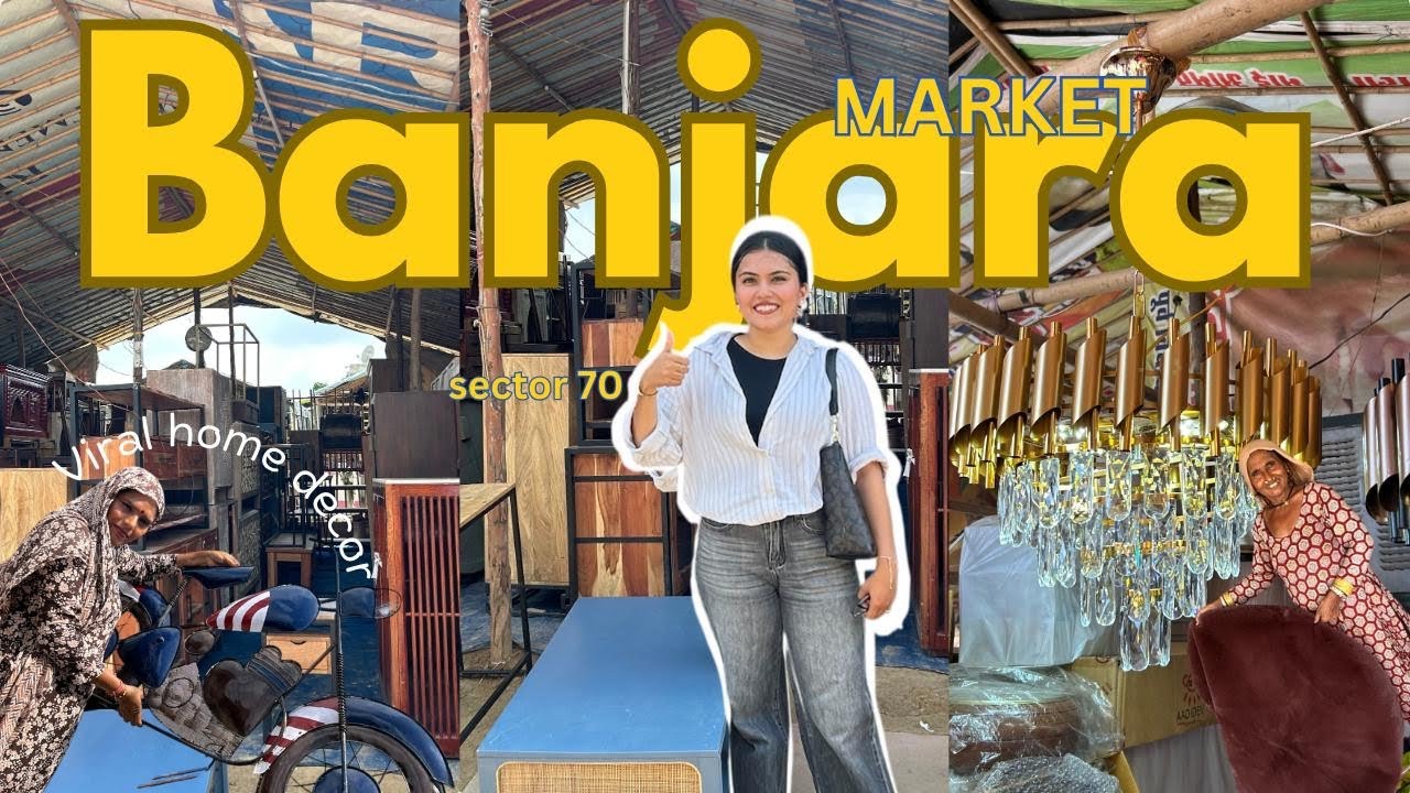 ✨ Banjara Market Sector 70📍| Viral Home D&eacute;cor 😍| Furniture 🫶 #banjaramarketgurgaon ‼️ #viralvideo 