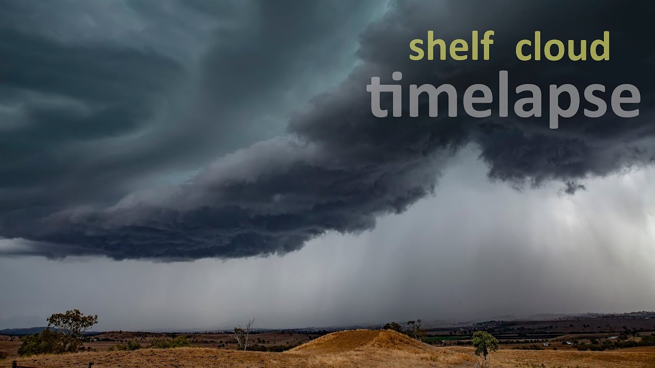 ⚡ Thunderstorm Shelf Cloud Timelapse - Rosevale - October 25, 2020