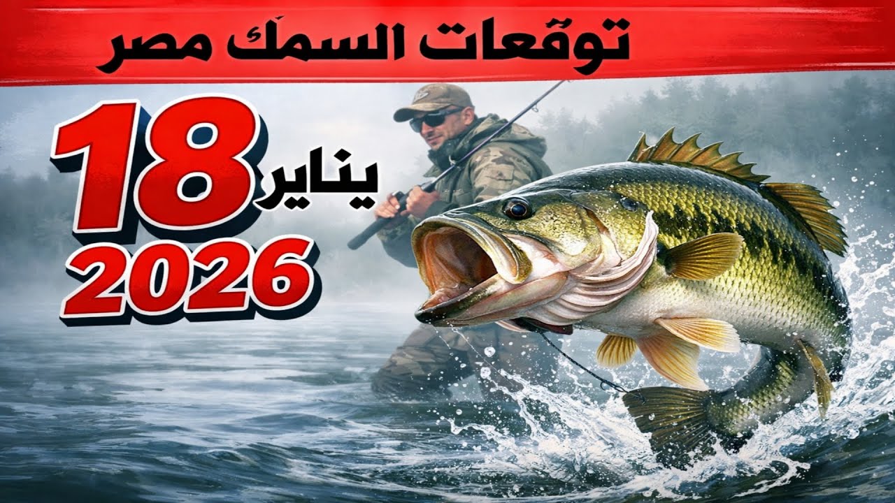 توقعات الصيد في مصر في 18 يناير 2026: اترك كل شيء واذهب للصيد!