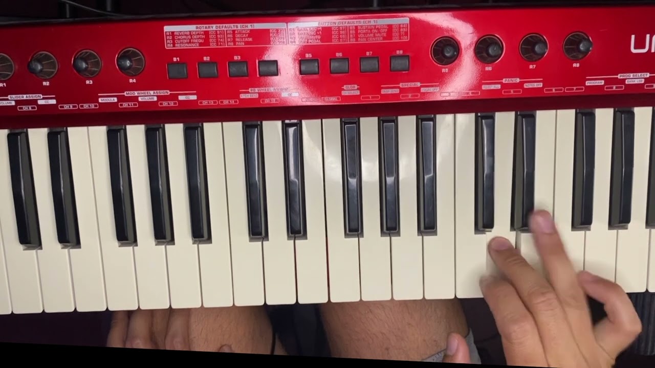 Llueve sobre la ciudad - Los Bunkers - Solo de teclado