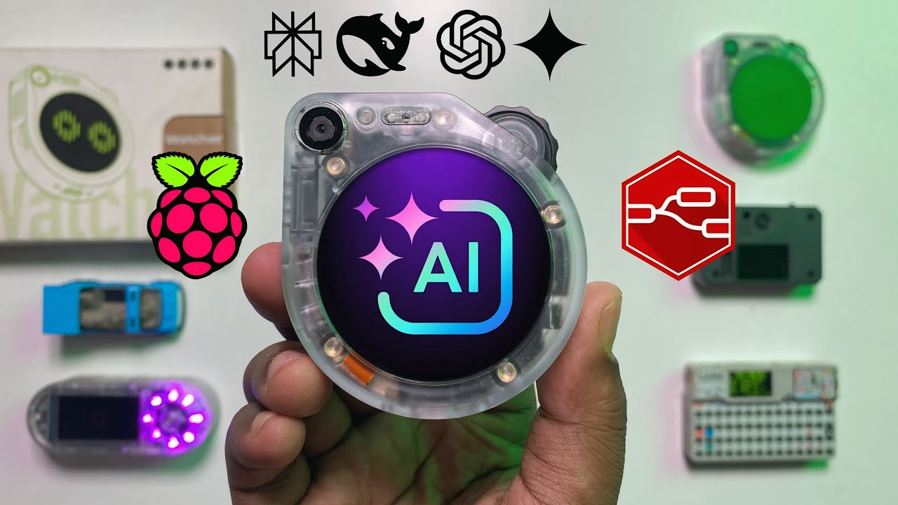 World's Smallest Physical AI Agent integration with Raspberry Pi - SenseCAP Watcher for XiaoZhi AI