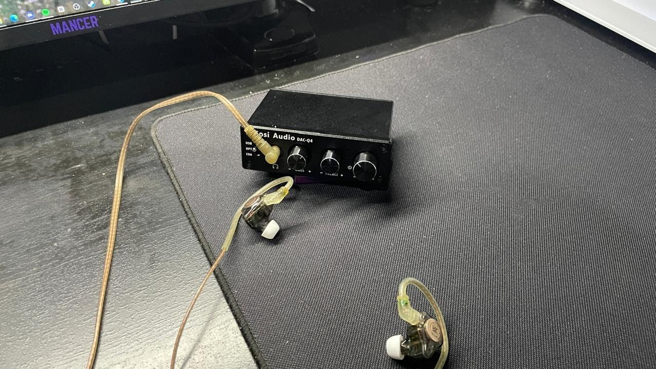Coloquei uma dac de audio no meu Setup!! | Realmente melhora o som?!! (Fosi Audio Q4-mini)