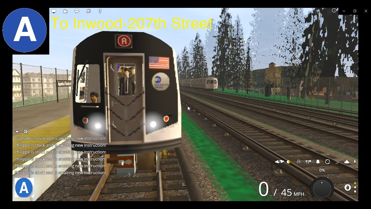 Trainz 2019: NYCT The R160B Siemens (A) Train To Inwood-207th Street