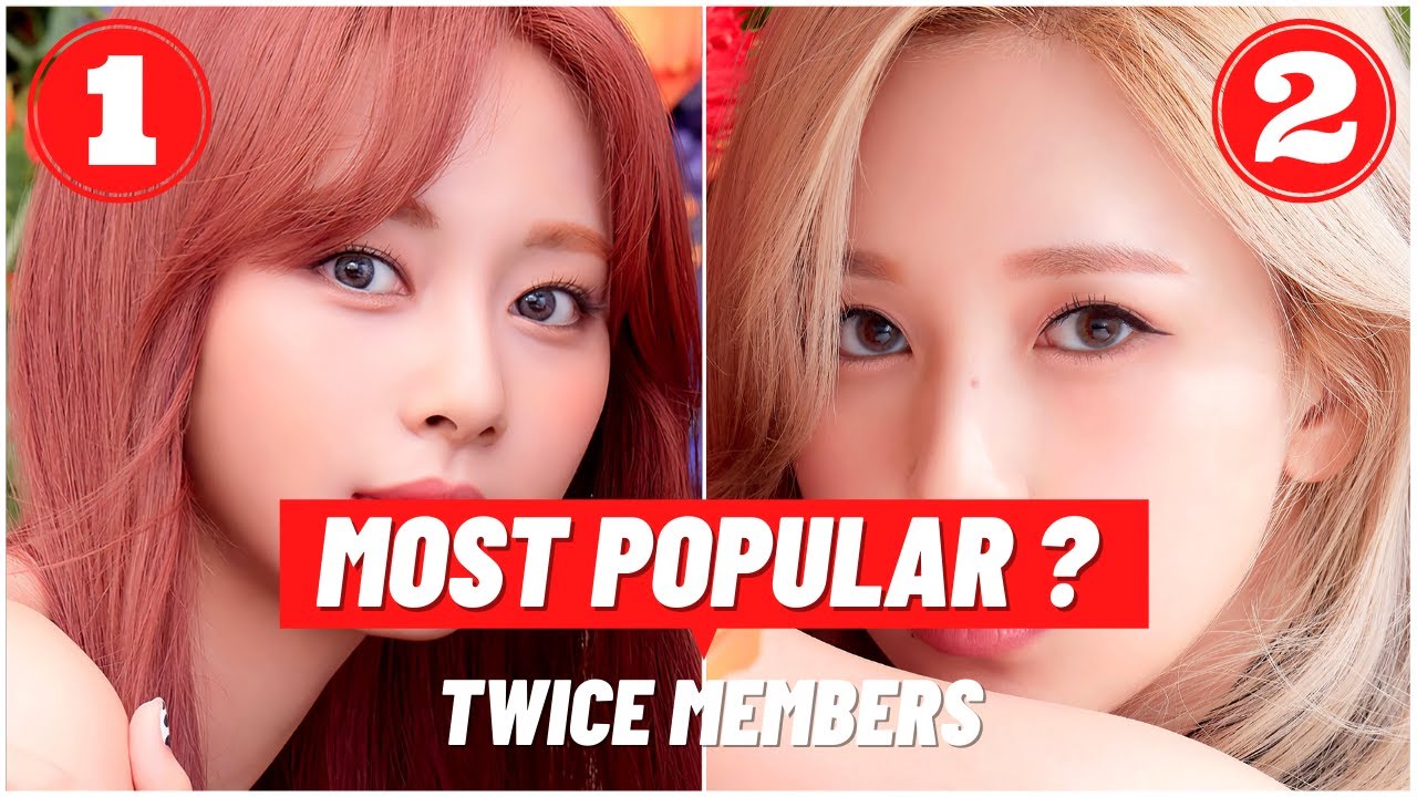 MOST POPULAR TWICE MEMBERS [2021 UPDATE]
