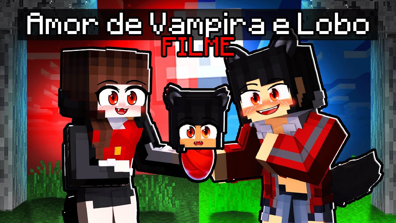 AMOR da VAMPIRA e do LOBO - FILME no Minecraft ◂Miika▸