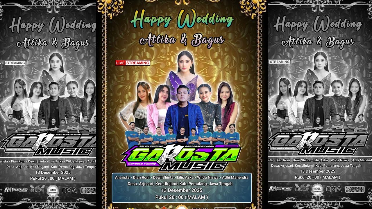 The Wedding Of ALTIKA & BAGUS::Bersama GAROSTA Music Pimp:Gus Rifa'i, Sragi Pekalongan 082323869380