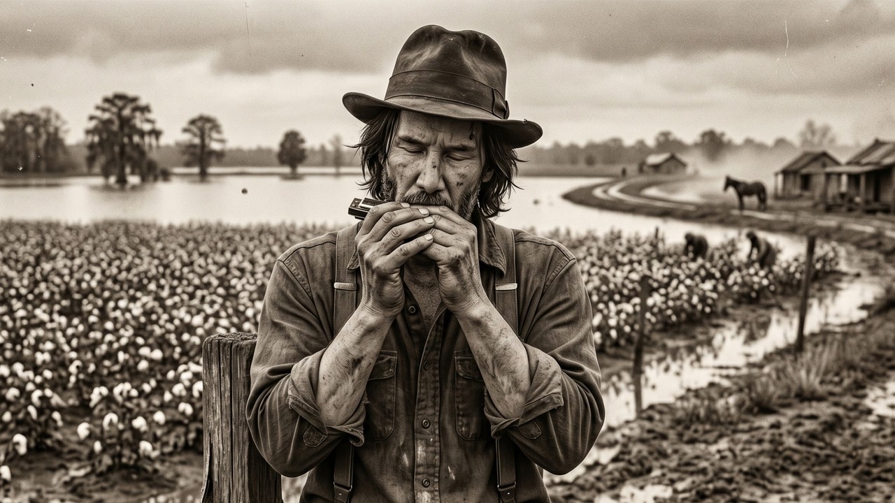 Too Much Dust On This Road | Mississippi Delta 1930s | Raw Acoustic Guitar & Jazz Vibes