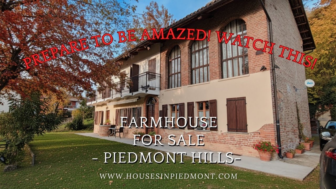 PIEDMONT'S HIDDEN TREASURE: The Reborn Farmhouse in Roero | Between Alba & Bra