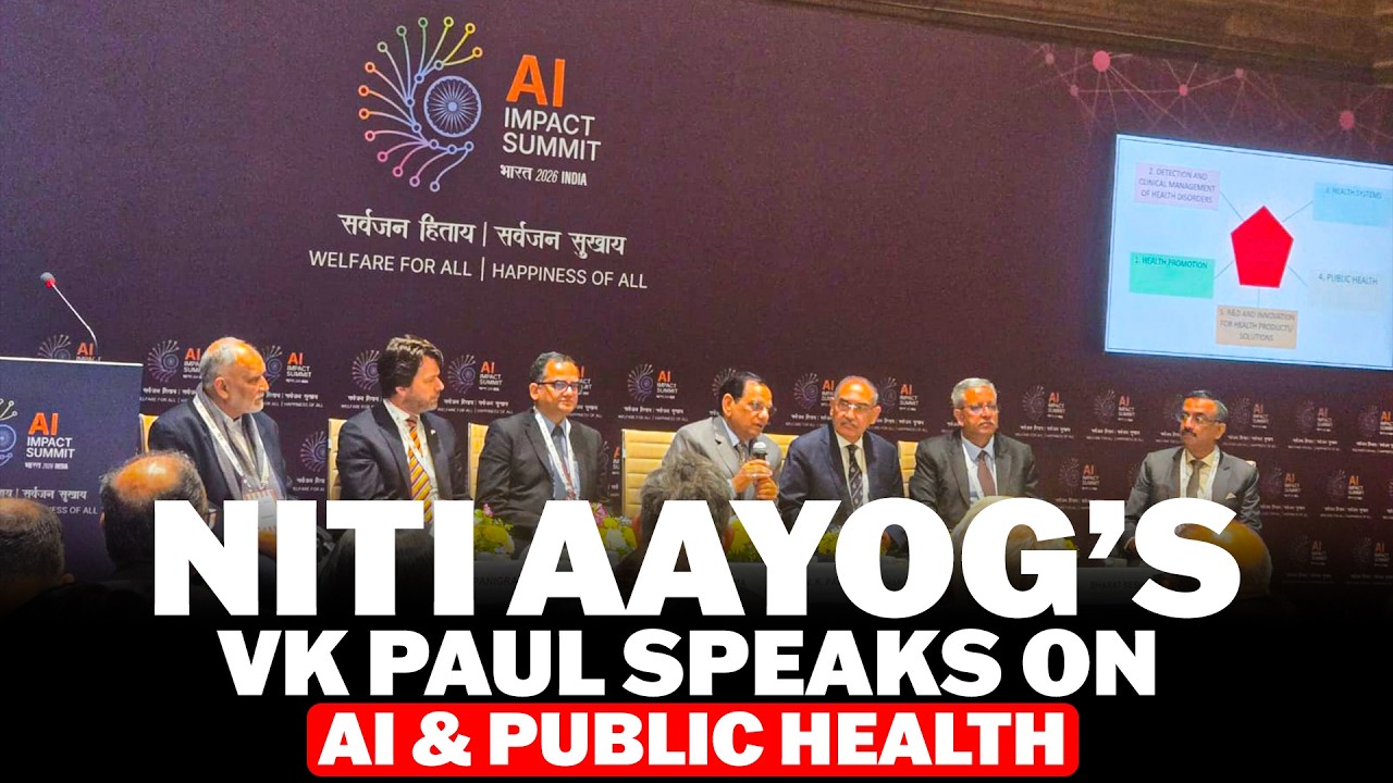 LIVE: AI Impact Summit | VK Paul speaks on Innovation to Impact: AI as a Public Health Gamechanger