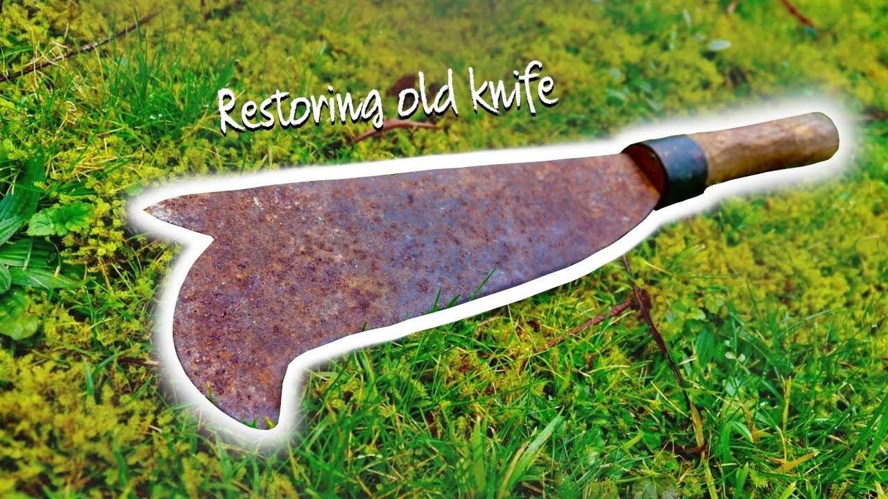 RUSTY - MACHETE/BILLHOOK - KNIFE RESTORATION!
