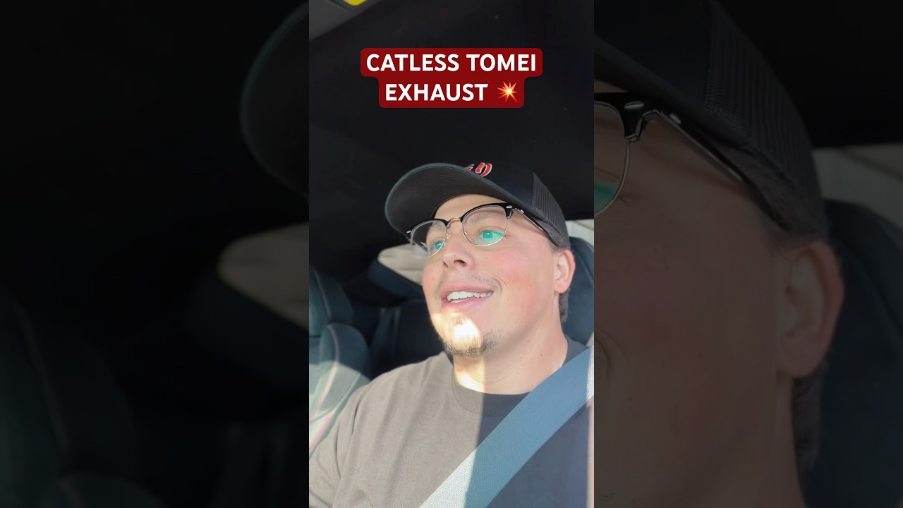 How LOUD is a Catless Tomei Header & Exhaust #loud