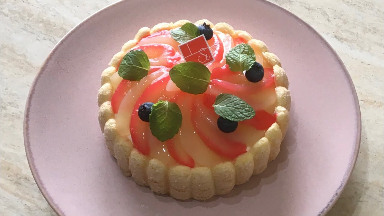 【簡単】ビスキュイから作る *  洋梨のシャルロットケーキ 〜シャルロット ・オ・ポワール 〜 | Pear Charlotte Cake Recipe